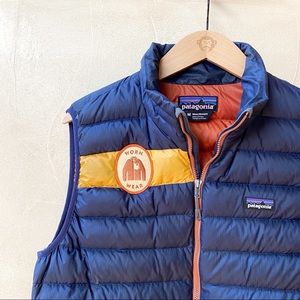 patagonia puff vest worn wear Medium